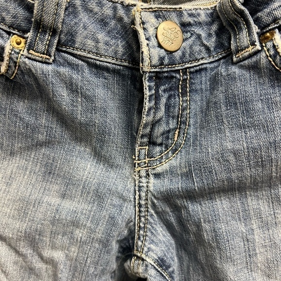 American Eagle Jeans Womens 4 Short Boyfriend 77 Low Rise Light Wash Fade - Picture 4 of 12